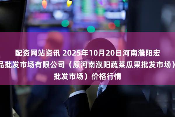 配资网站资讯 2025年10月20日河南濮阳宏进农副产品批发市场有限公司（原河南濮阳蔬菜瓜果批发市场）价格行情